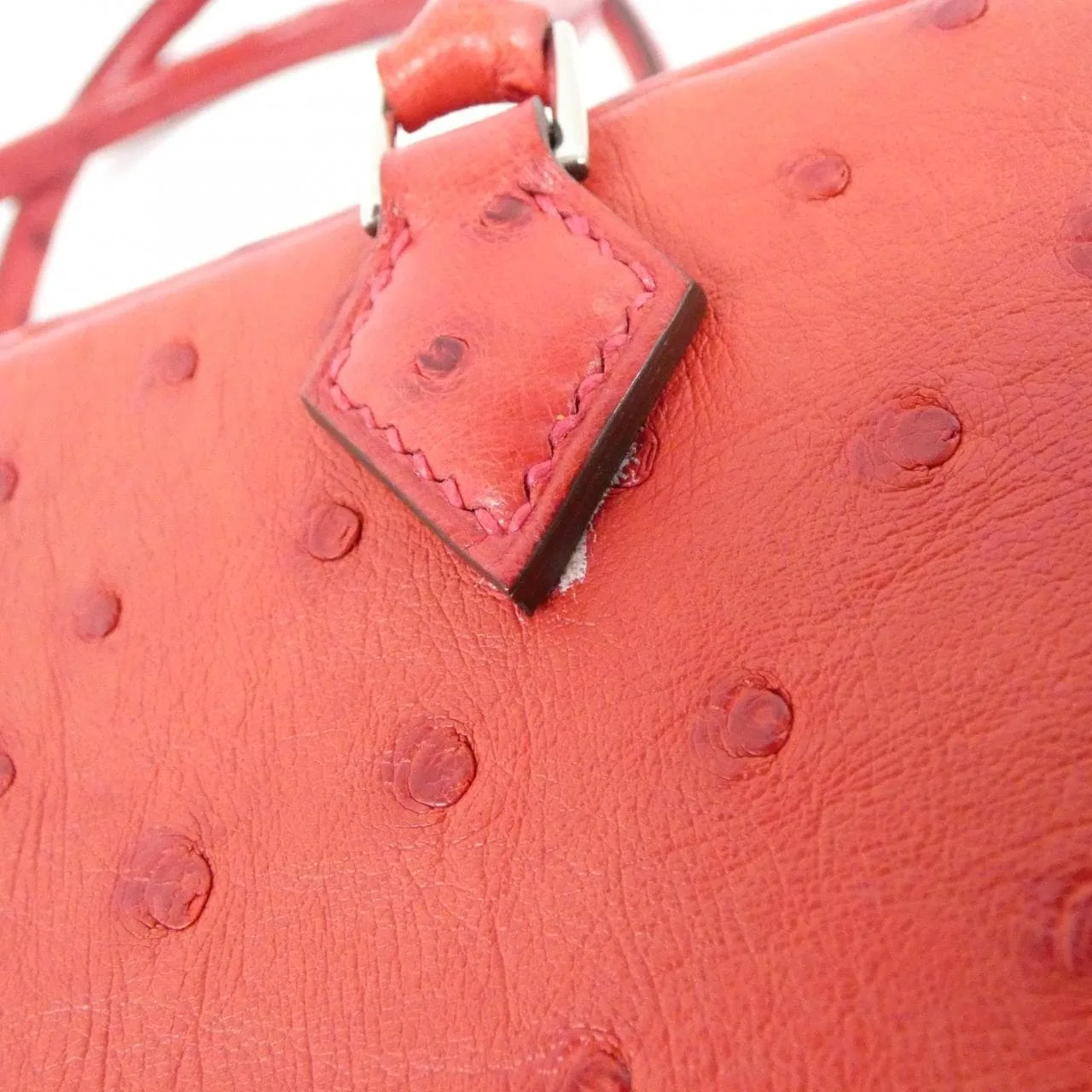 HERMES Plume Handbag Ostrich 3