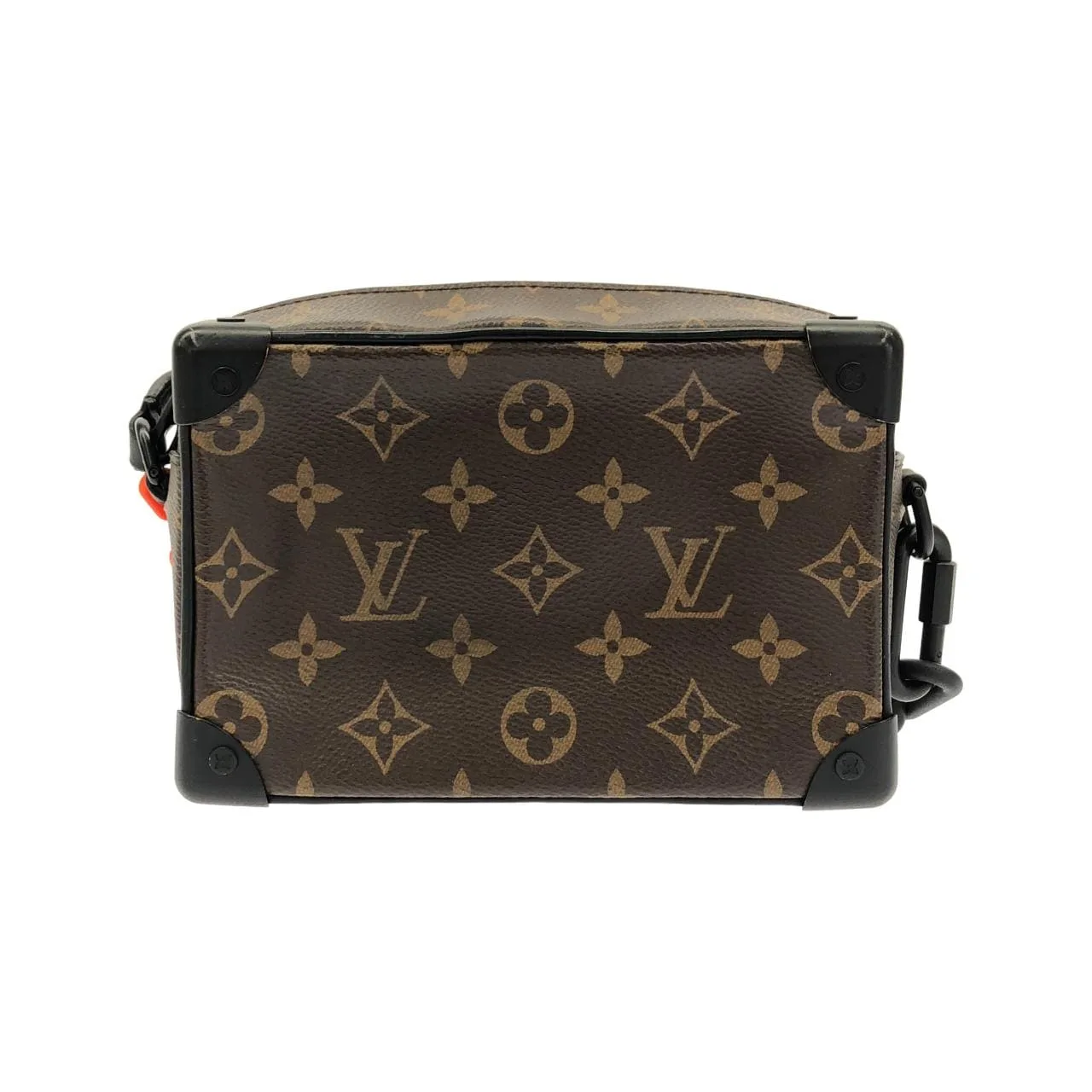 LOUIS VUITTON Soft Trunk M44480 肩背包 Monogram 黑色 Monogram 中古品A - 縮圖 2