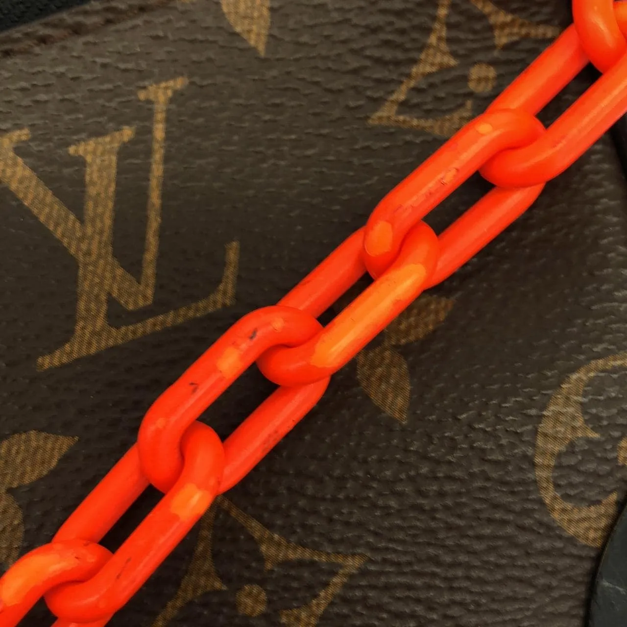 LOUIS VUITTON Soft Trunk M44480 肩背包 Monogram 黑色 Monogram 中古品A - 縮圖 5