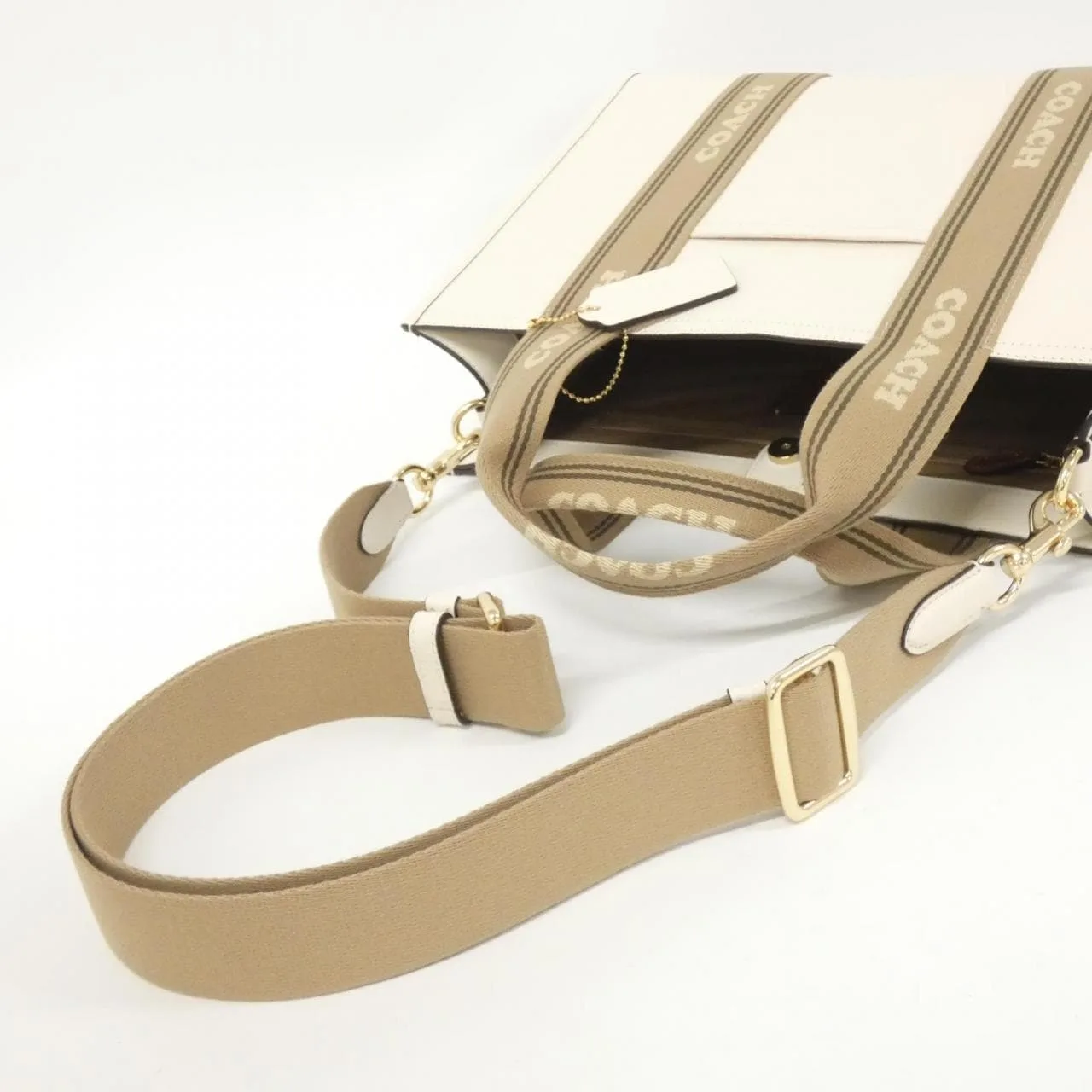 COACH CBM10 手提包 皮革 黑色 皮革 新品 - 縮圖 5