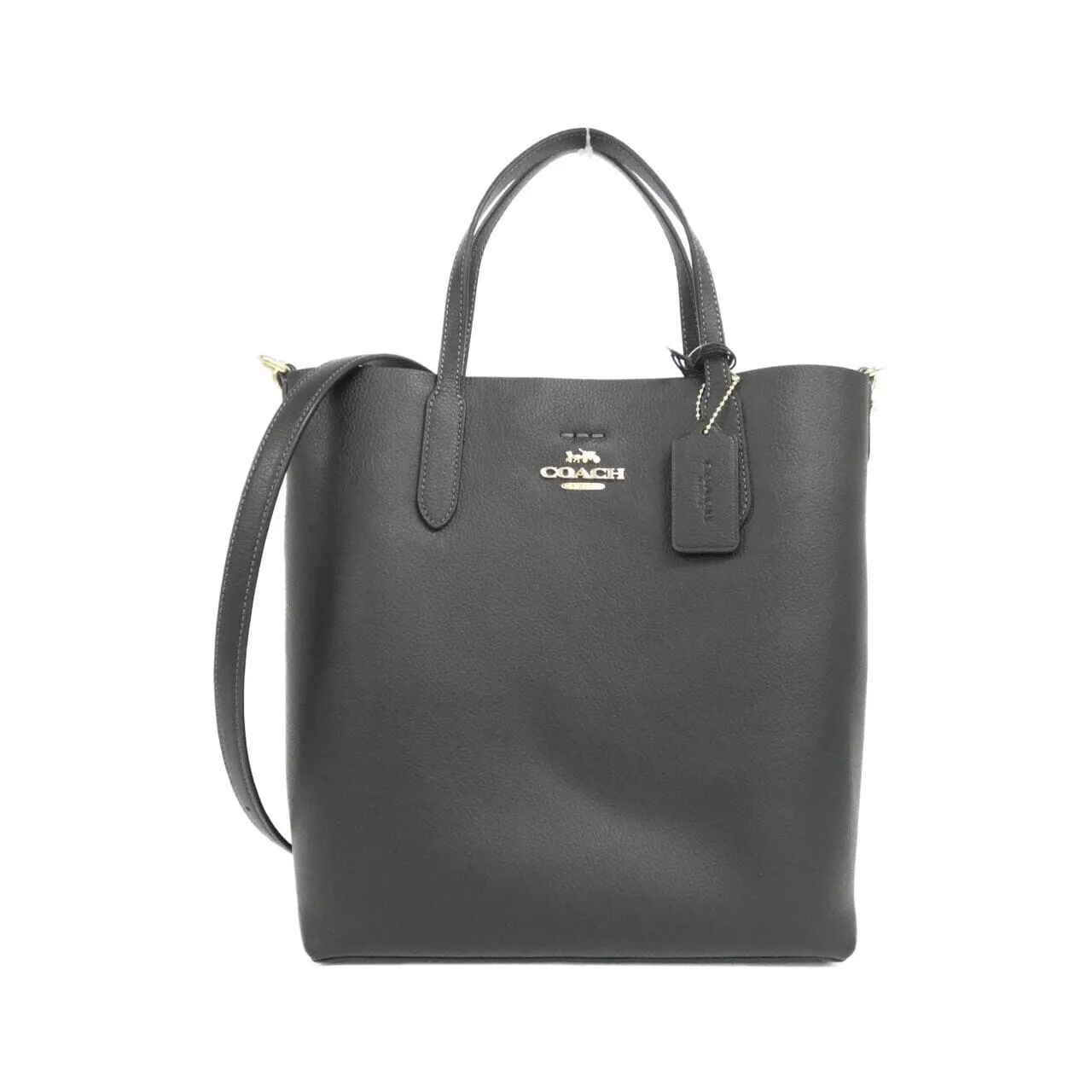 COACH CP036 手提包 皮革 Black