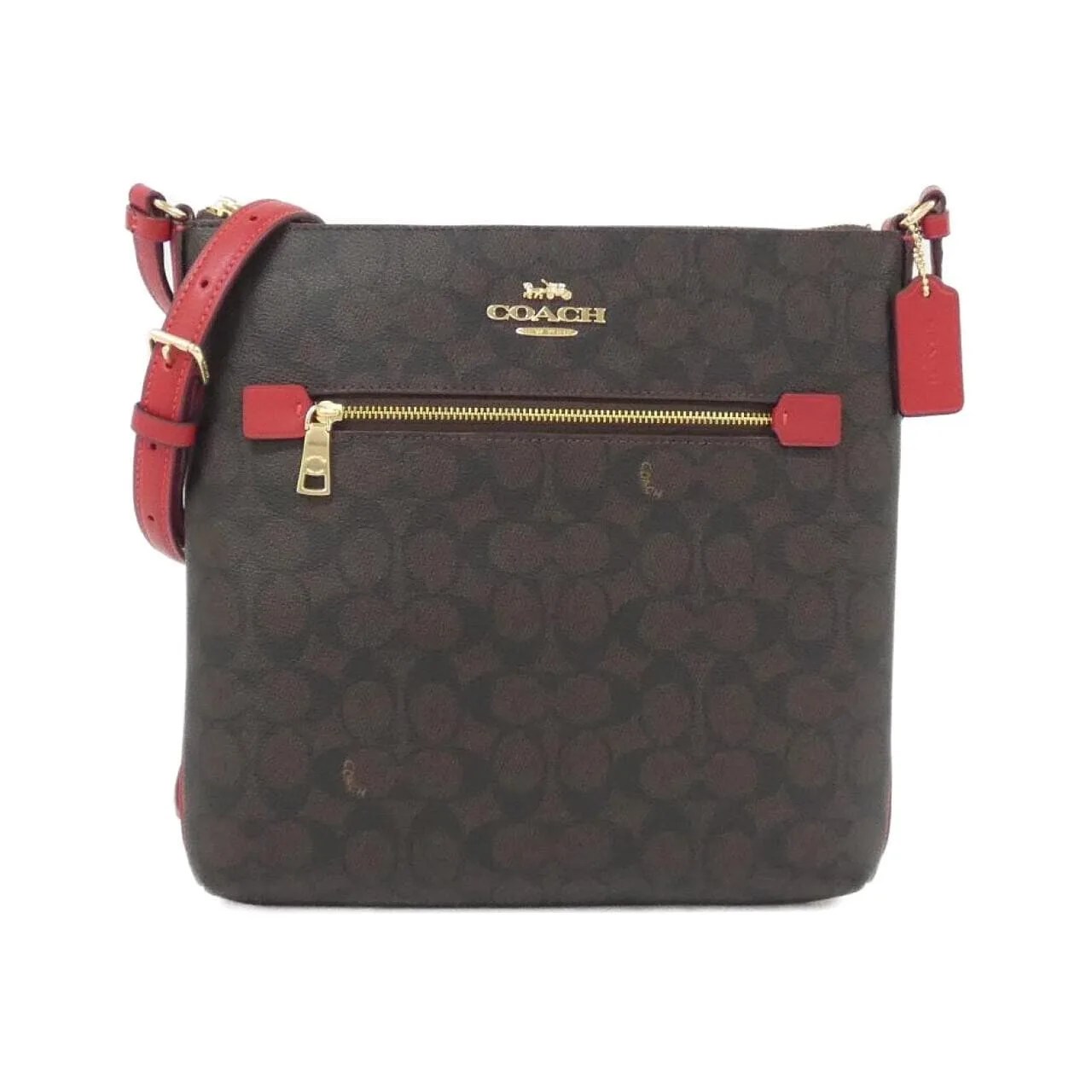 COACH CCQ27 Shoulder Canvas