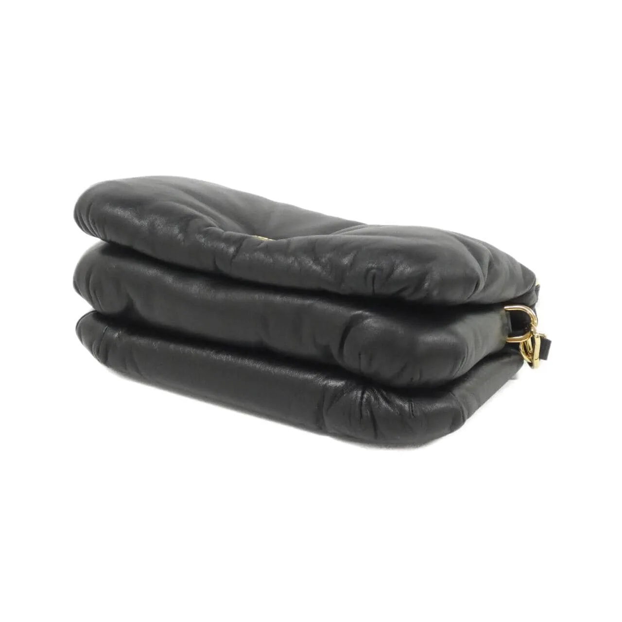 LOEWE A896W56X01 Shoulder Lambskin Black Lambskin New - Thumbnail 3