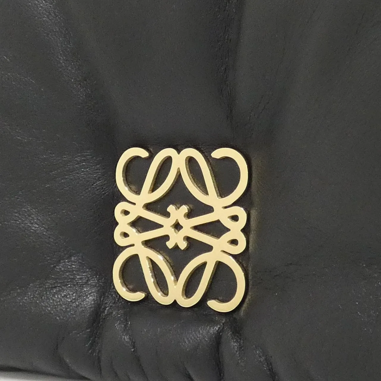 LOEWE A896W56X01 Shoulder Lambskin Black Lambskin New - Thumbnail 4