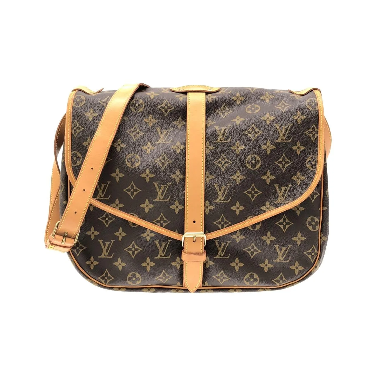 LOUIS VUITTON Saumur M42254 Shoulder Monogram