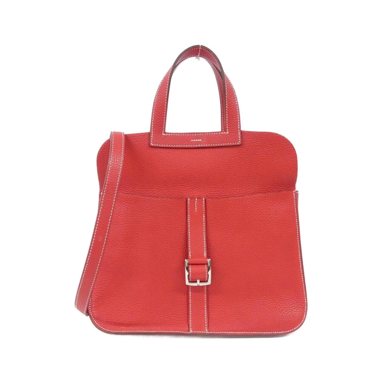 HERMES Halzan 066777CK Handbag Clemence
