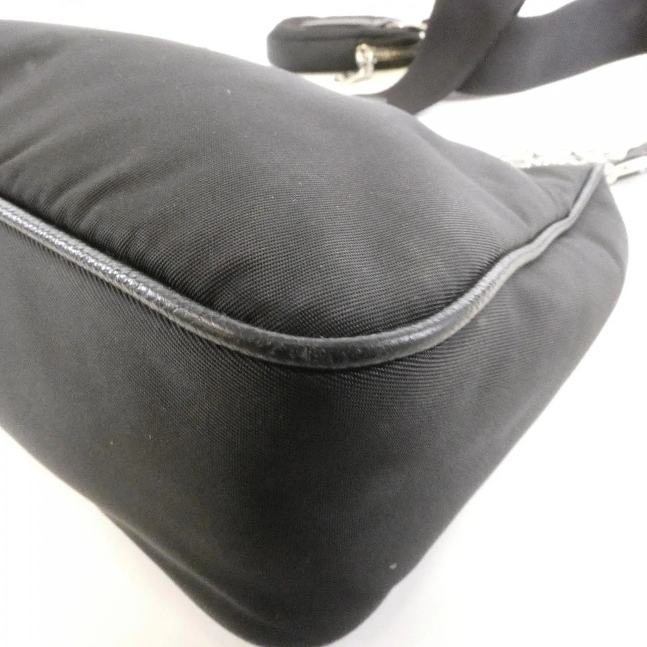 PRADA 1BH204 Shoulder 黑色 中古品B - 縮圖 3