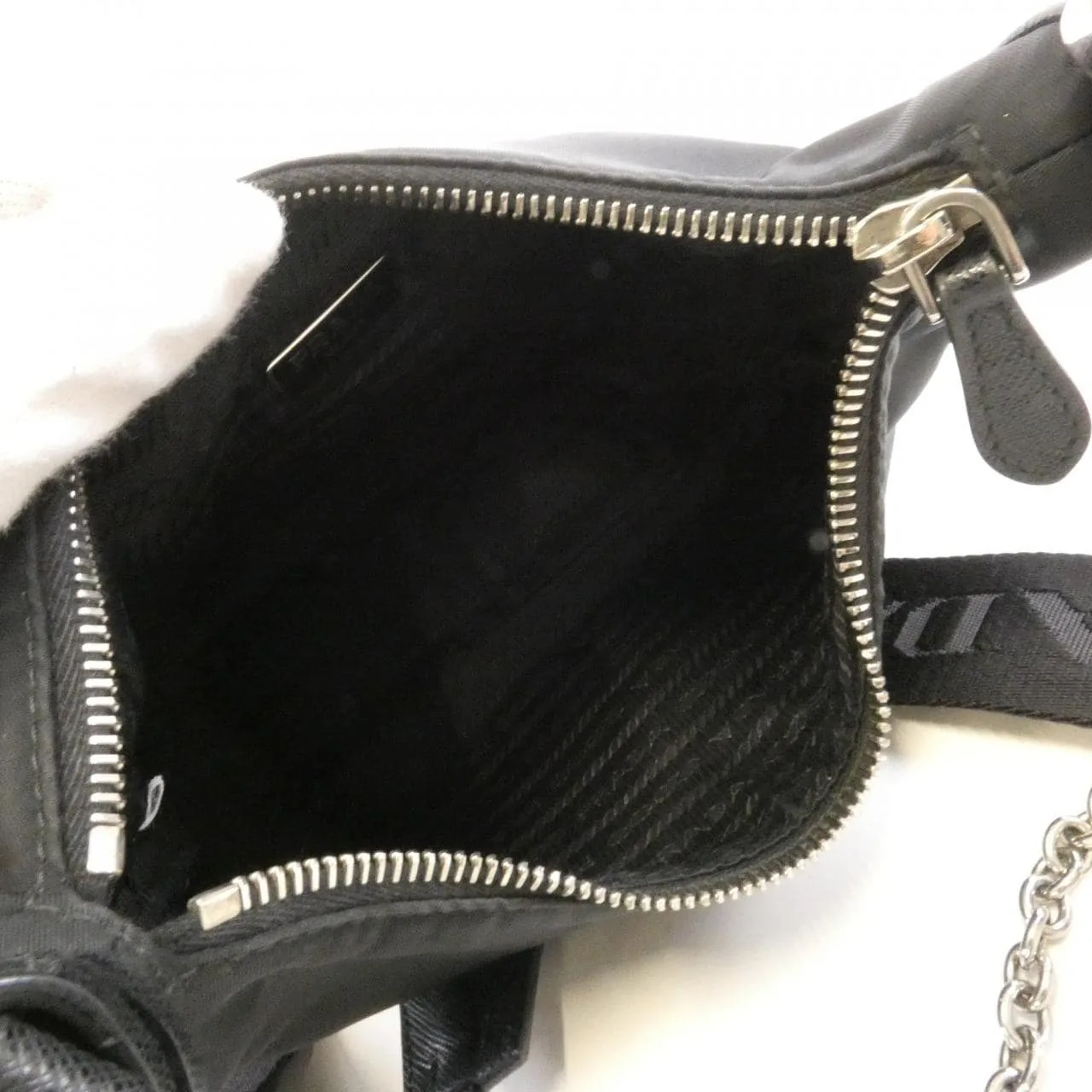 PRADA 1BH204 Shoulder 黑色 中古品B - 縮圖 6