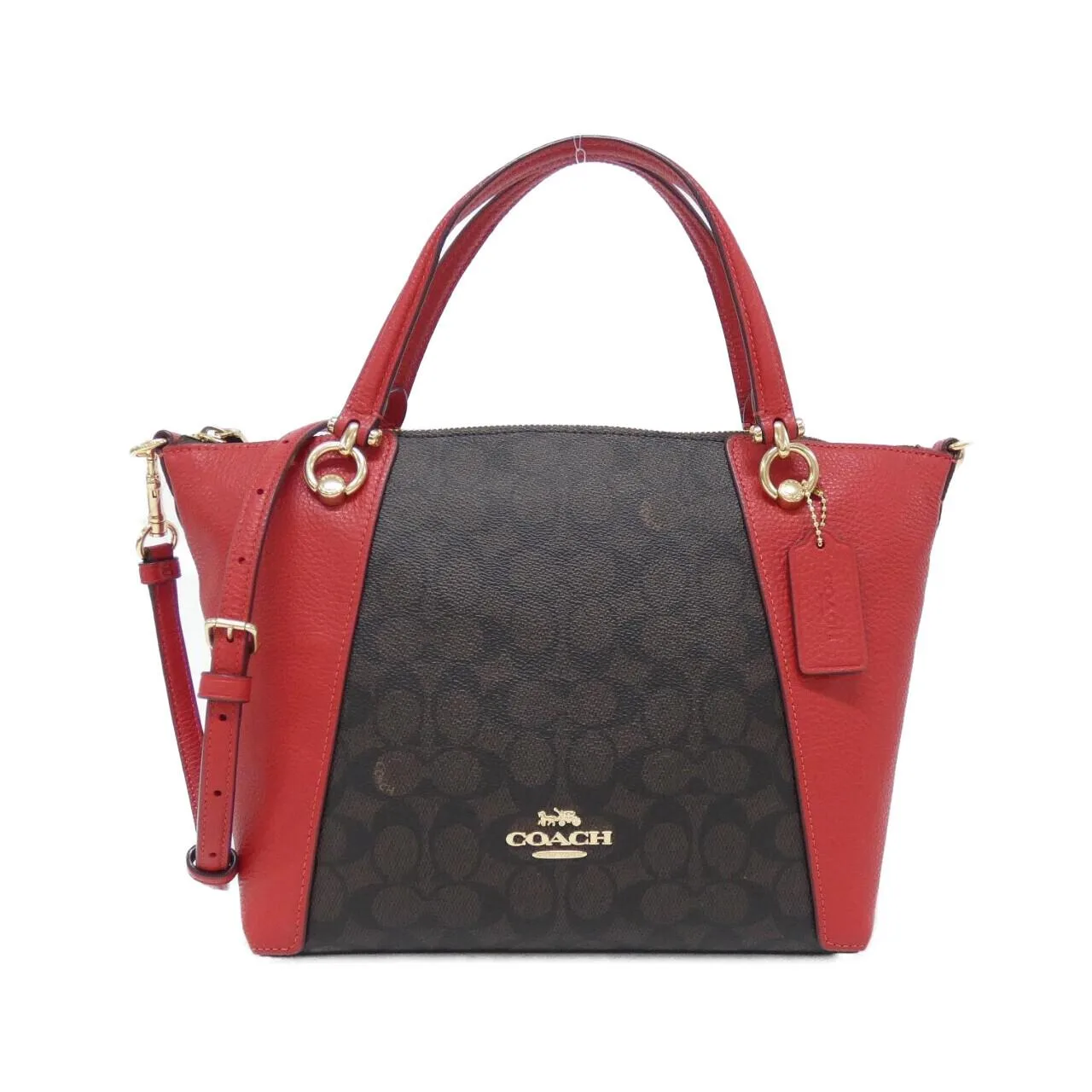 COACH CCQ24 Handbag Canvas