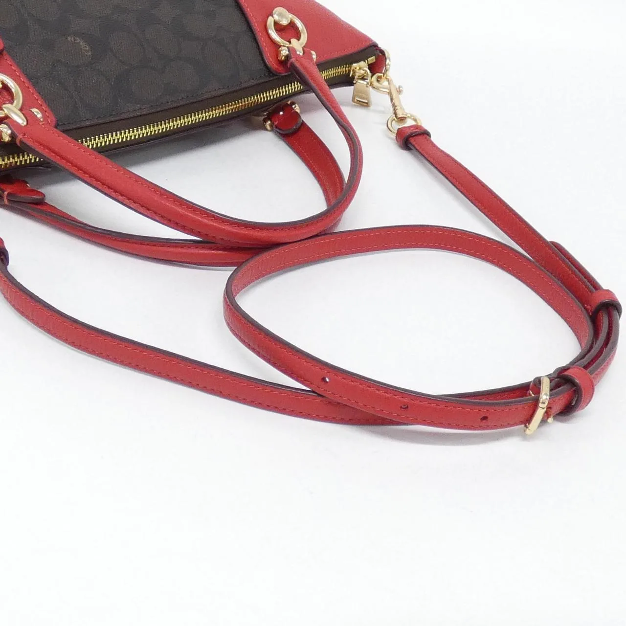 COACH CCQ24 Handbag Canvas Canvas - Thumbnail 5