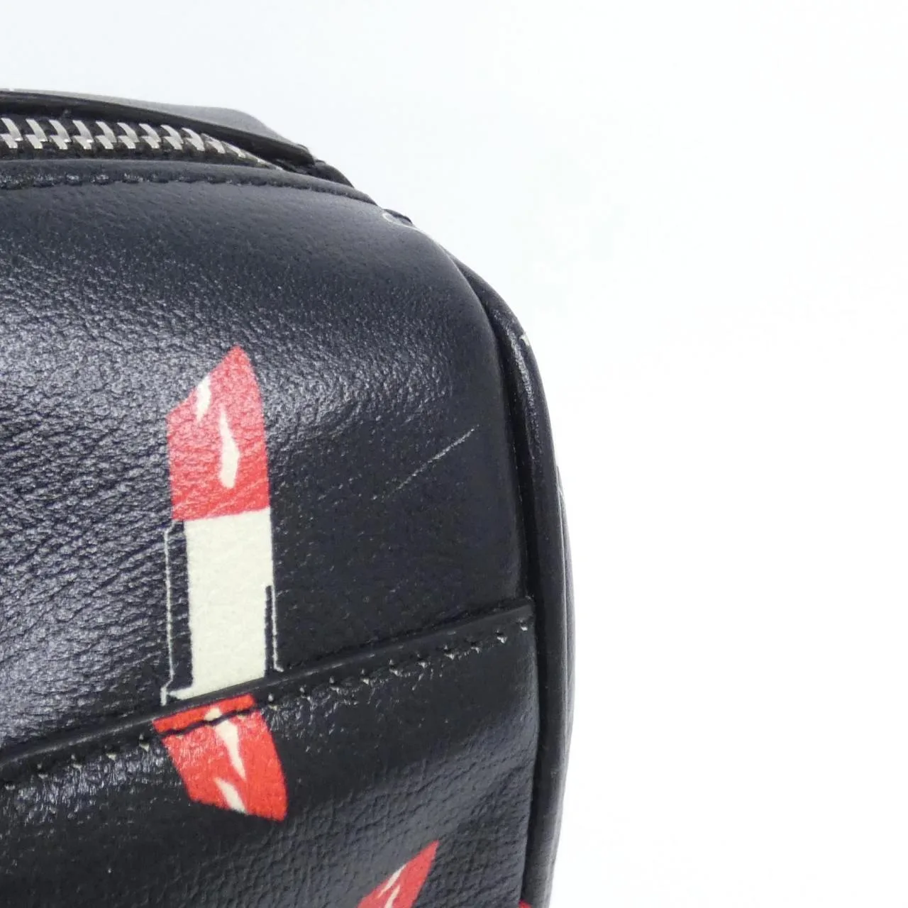 SAINT LAURENT 400422 CUC0E Boston Leather Black Leather - Thumbnail 6