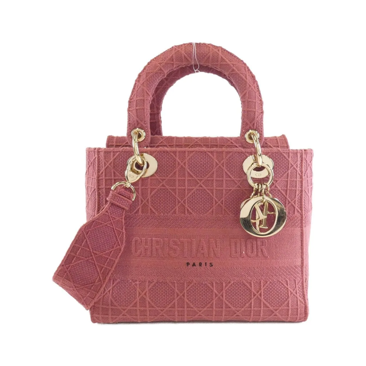DIOR Lady Dior M0565OREY Handbag Canvas