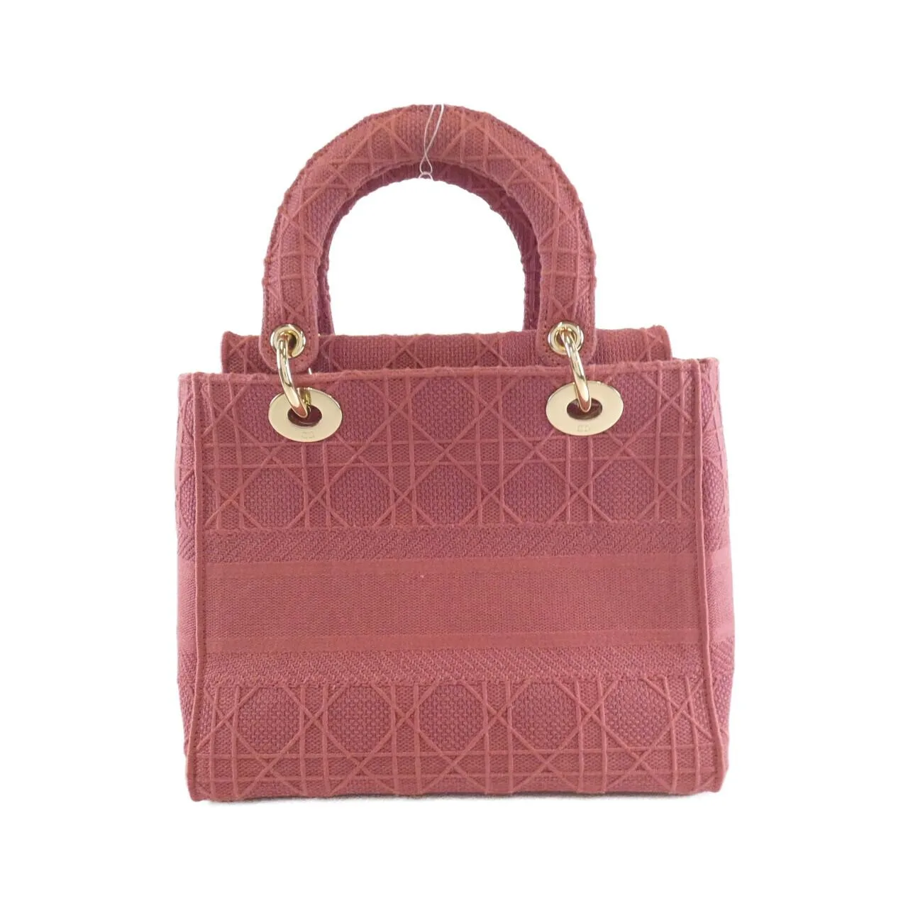 DIOR Lady Dior M0565OREY Handbag Canvas Pink Canvas Rank A - Thumbnail 2