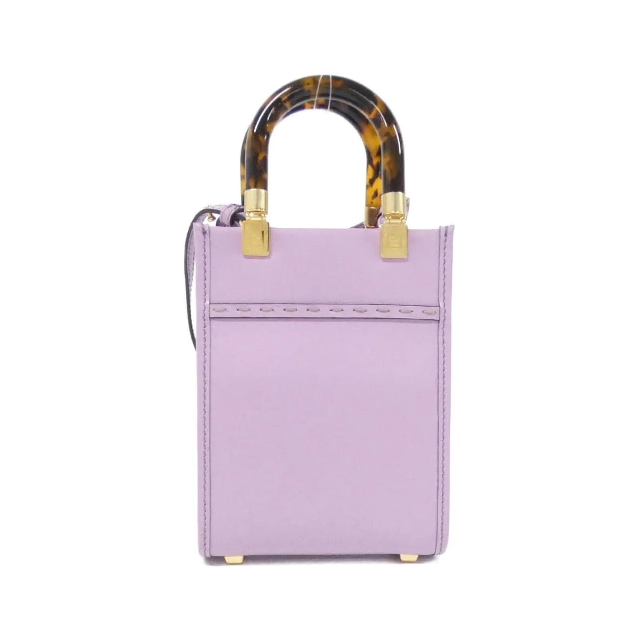 FENDI Sunshine Shopper 8BS051 ABVL Handbag 紫色 中古品A - 縮圖 2