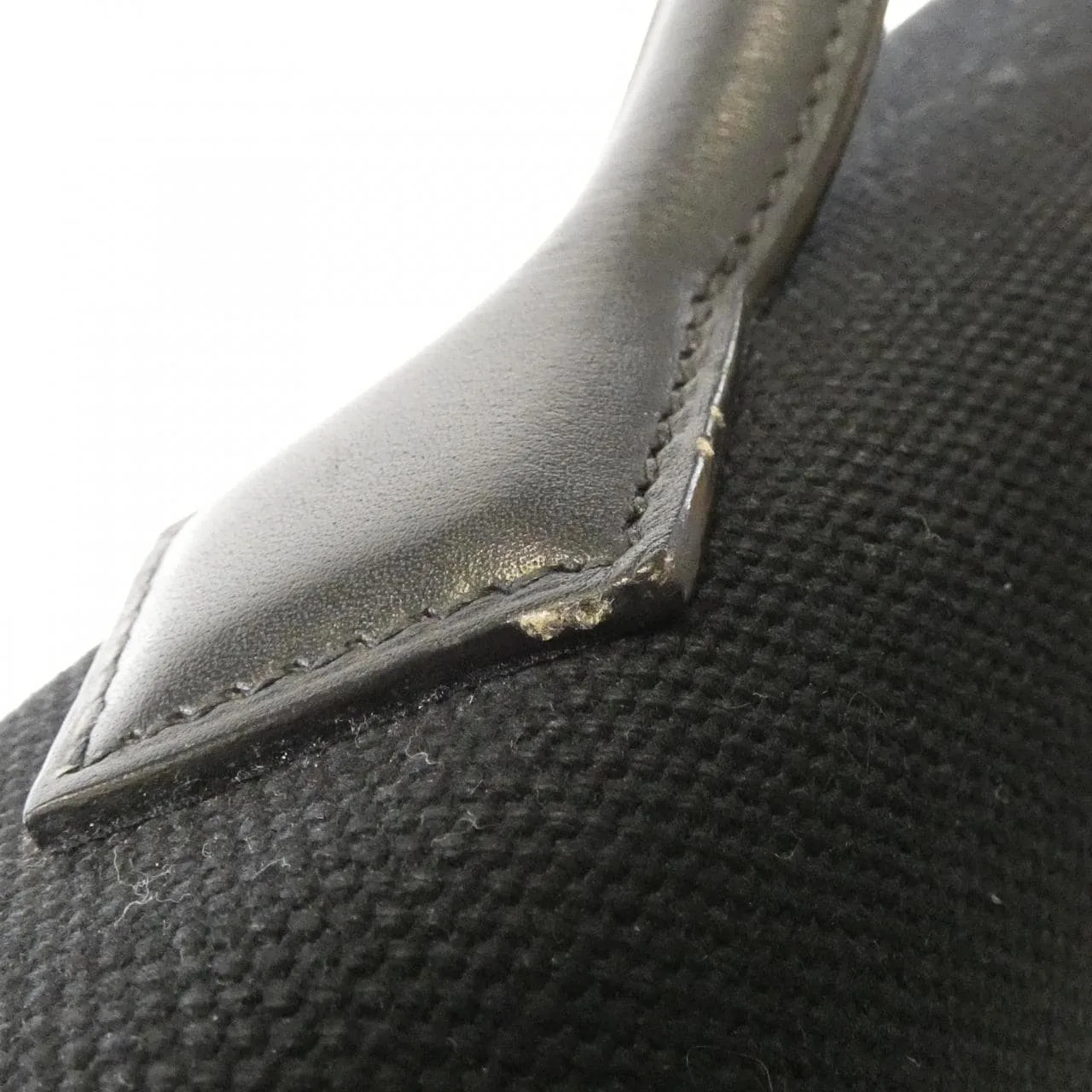 HERMES Shoulder Canvas Black Canvas Rank A - Thumbnail 7