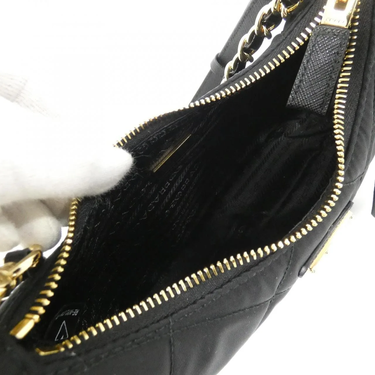 PRADA 1BC204 Shoulder Black New - Thumbnail 6