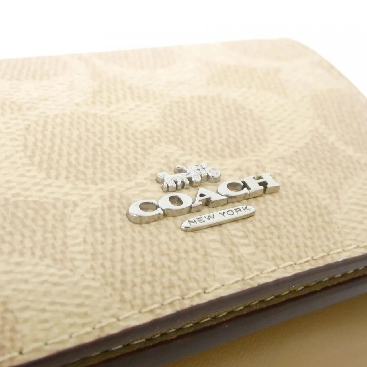 COACH CX164 Wallet Canvas 黑色 帆布 新品 - 縮圖 3