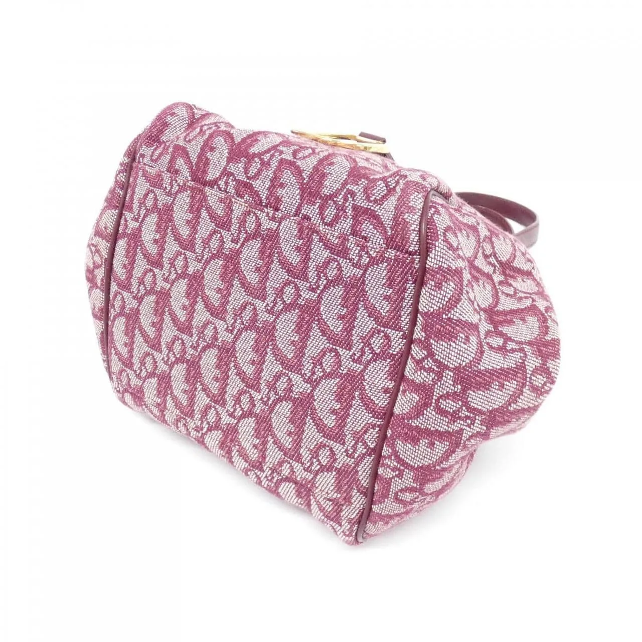 DIOR Handbag Canvas 酒紅色 帆布 - 縮圖 3