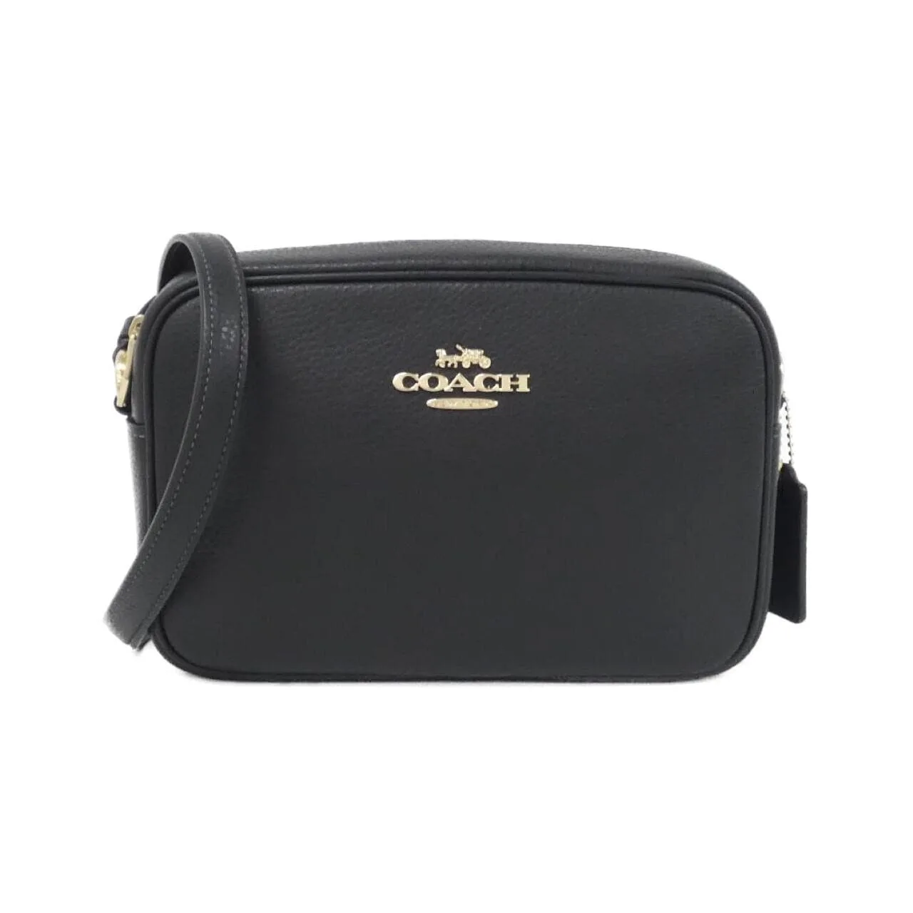 COACH CR110 肩背包 皮革 Black