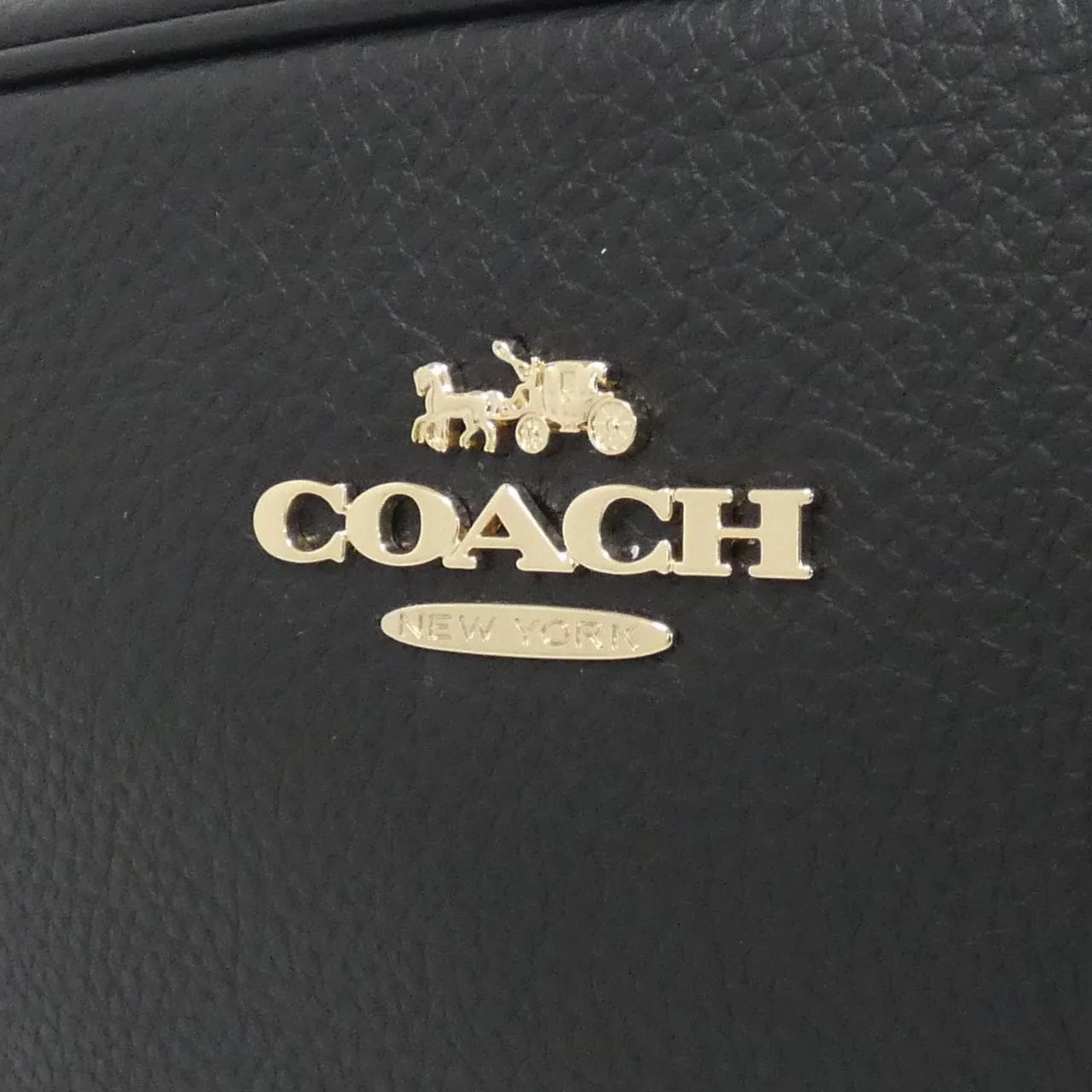 COACH CR110 肩背包 皮革 黑色 皮革 新品 - 縮圖 4