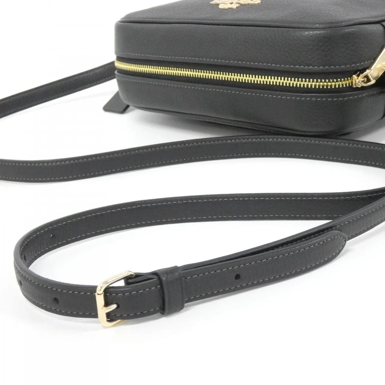COACH CR110 肩背包 皮革 黑色 皮革 新品 - 縮圖 5