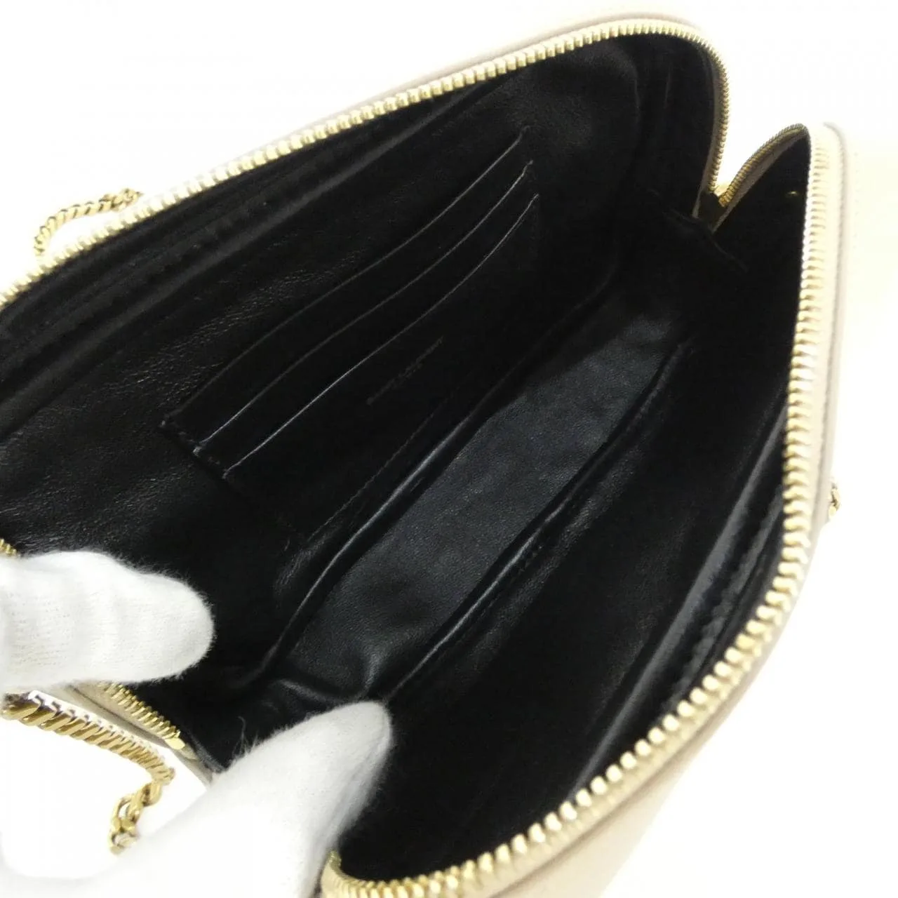 SAINT LAURENT 748849 DV707 Shoulder Black New - Thumbnail 6