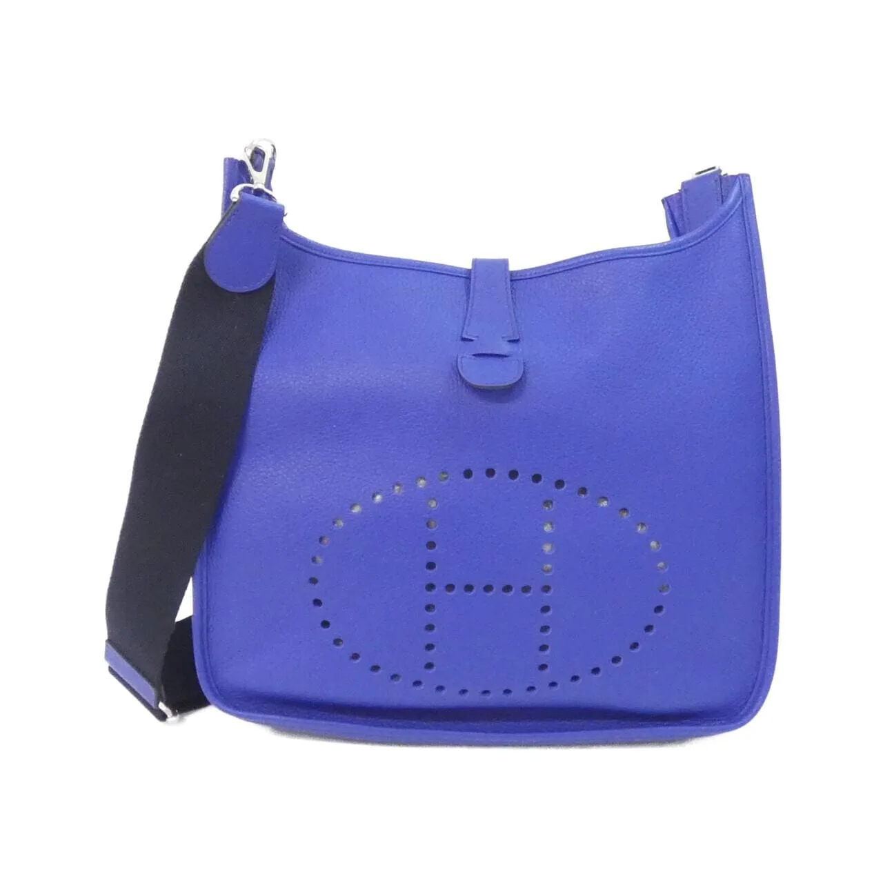 HERMES Evelyne Shoulder Clemence Blue