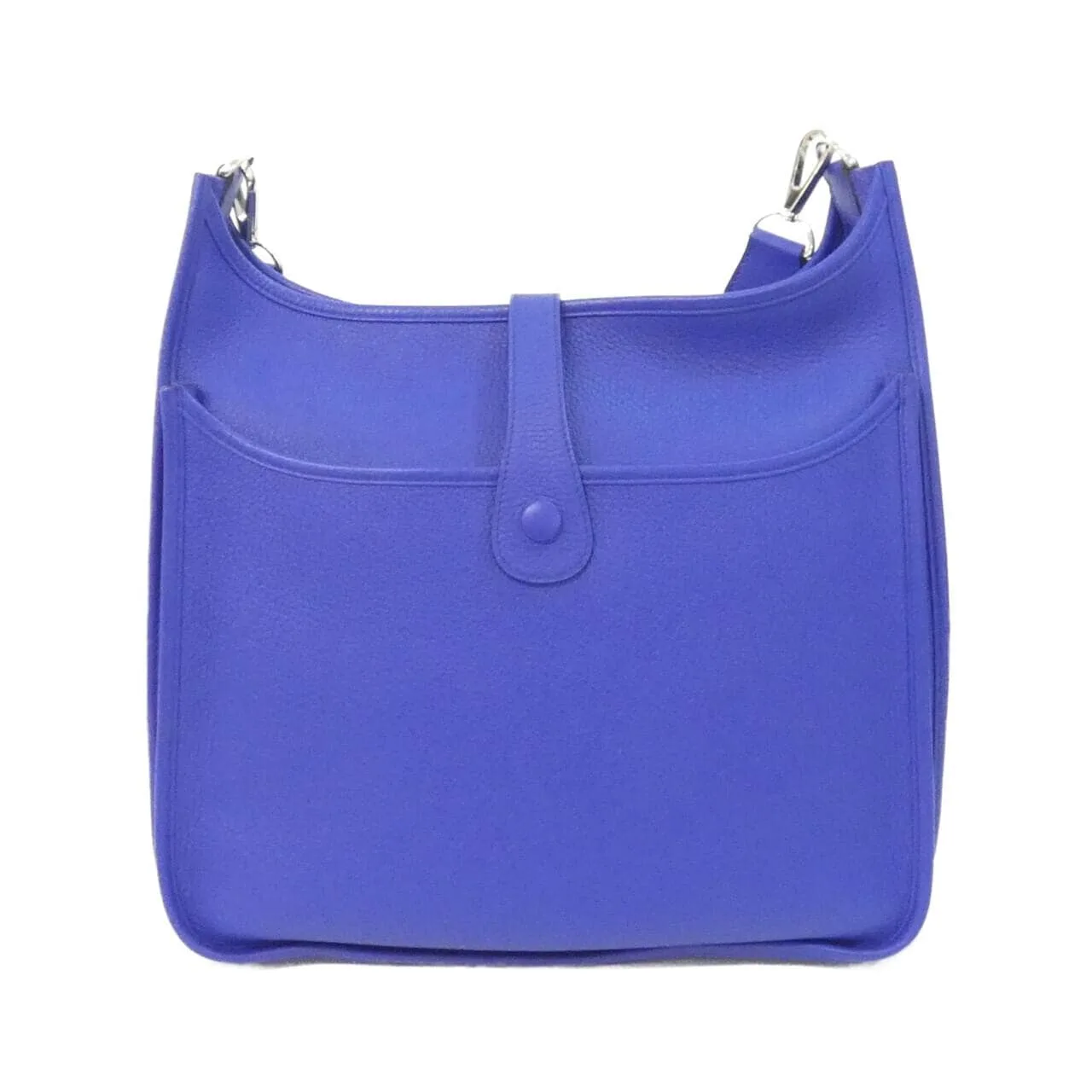 HERMES Evelyne Shoulder Clemence Blue Clemence Leather Rank A - Thumbnail 2