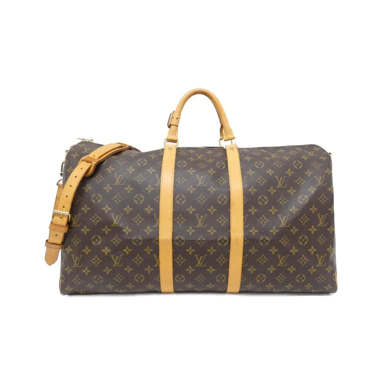 LOUIS VUITTON Keepall M41414 Boston Monogram 黑色