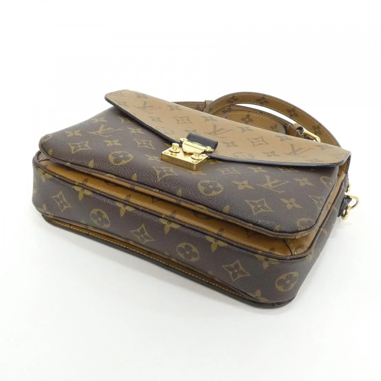 LOUIS VUITTON Pochette M44876 Handbag Monogram Black Monogram - Thumbnail 3