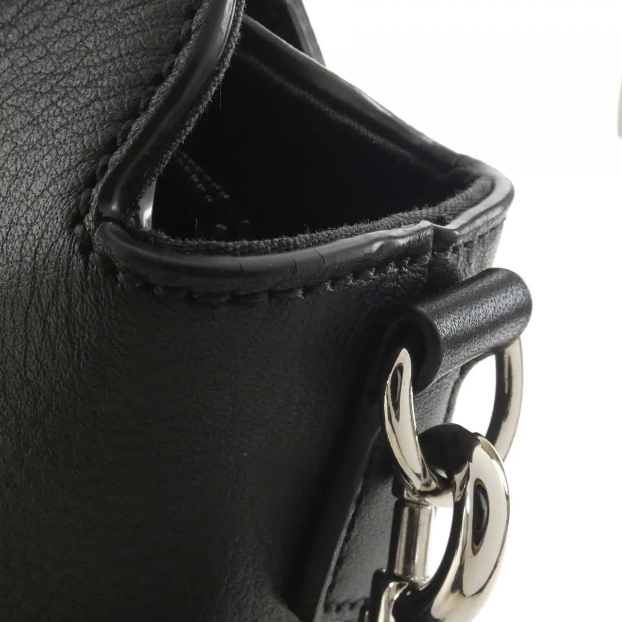 FENDI By The Way 8BL146 A6CO Handbag 黑色 中古品B - 縮圖 5