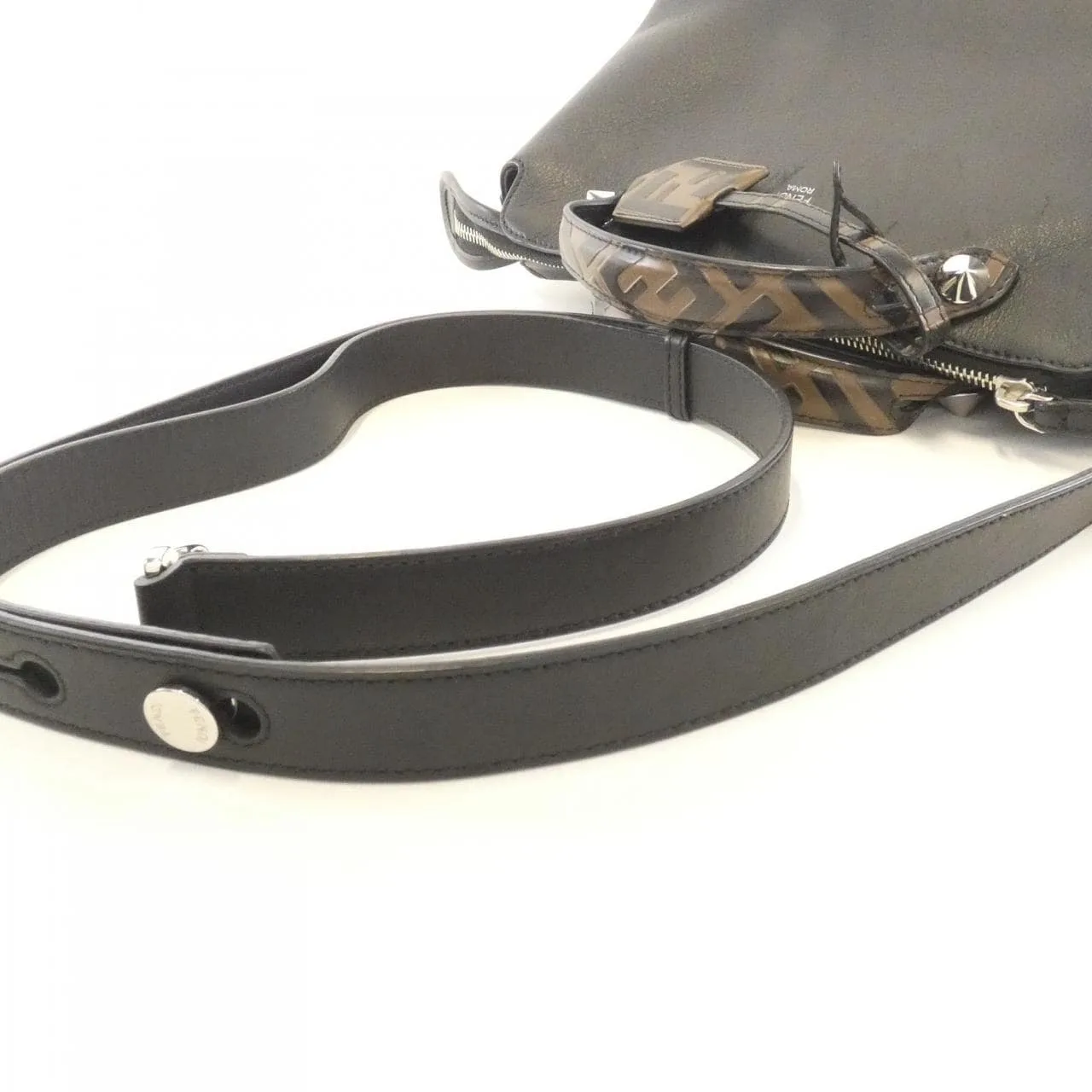 FENDI By The Way 8BL146 A6CO Handbag 黑色 中古品B - 縮圖 6