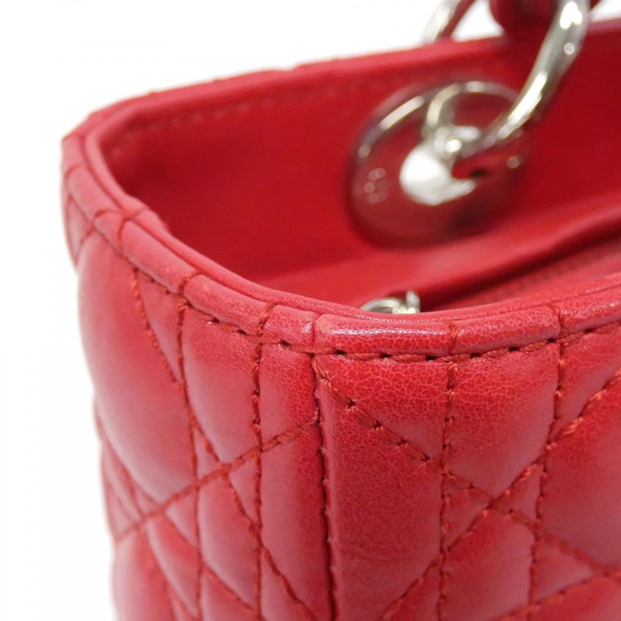 DIOR Lady Dior M0550PCBH Handbag Leather Black Leather - Thumbnail 5