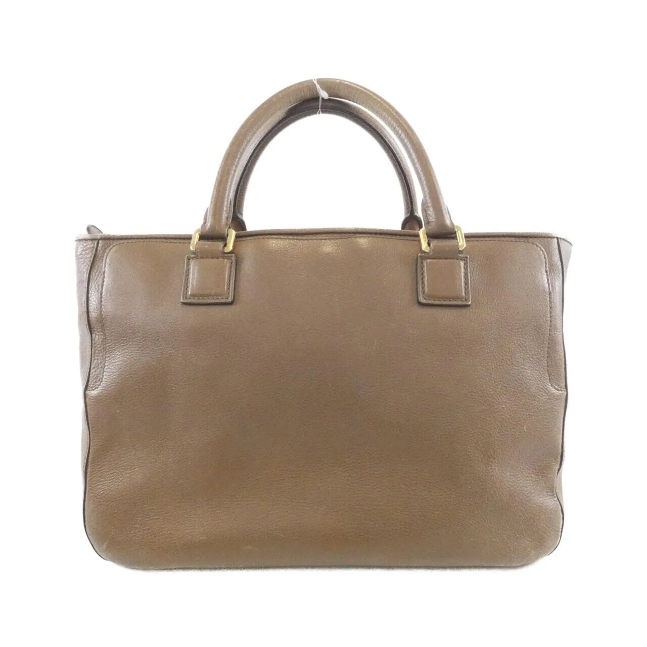 LOEWE 374 76 B77 Handbag Leather 棕色 皮革 - 縮圖 2