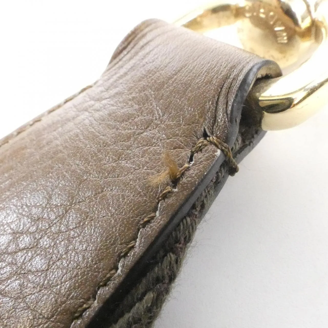 LOEWE 374 76 B77 Handbag Leather 棕色 皮革 - 縮圖 8