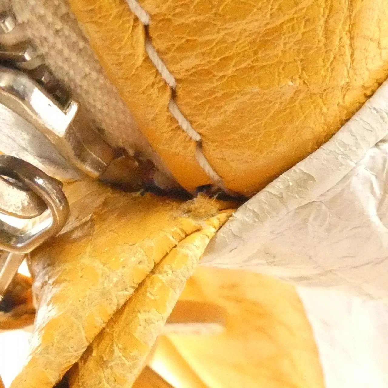 BALENCIAGA Everyday Shopper 452458 DE9GN Handbag Leather Black Leather - Thumbnail 6