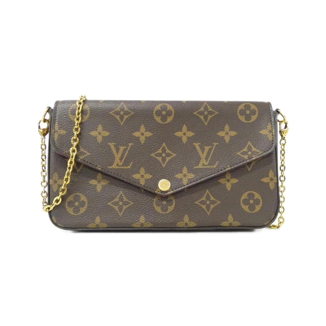 LOUIS VUITTON Pochette M61276 Shoulder Monogram Black