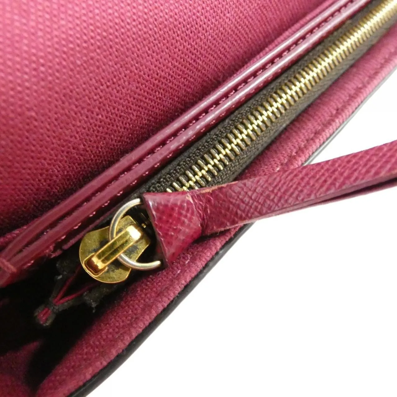 LOUIS VUITTON Pochette M61276 Shoulder Monogram 黑色 Monogram 中古品A - 縮圖 9