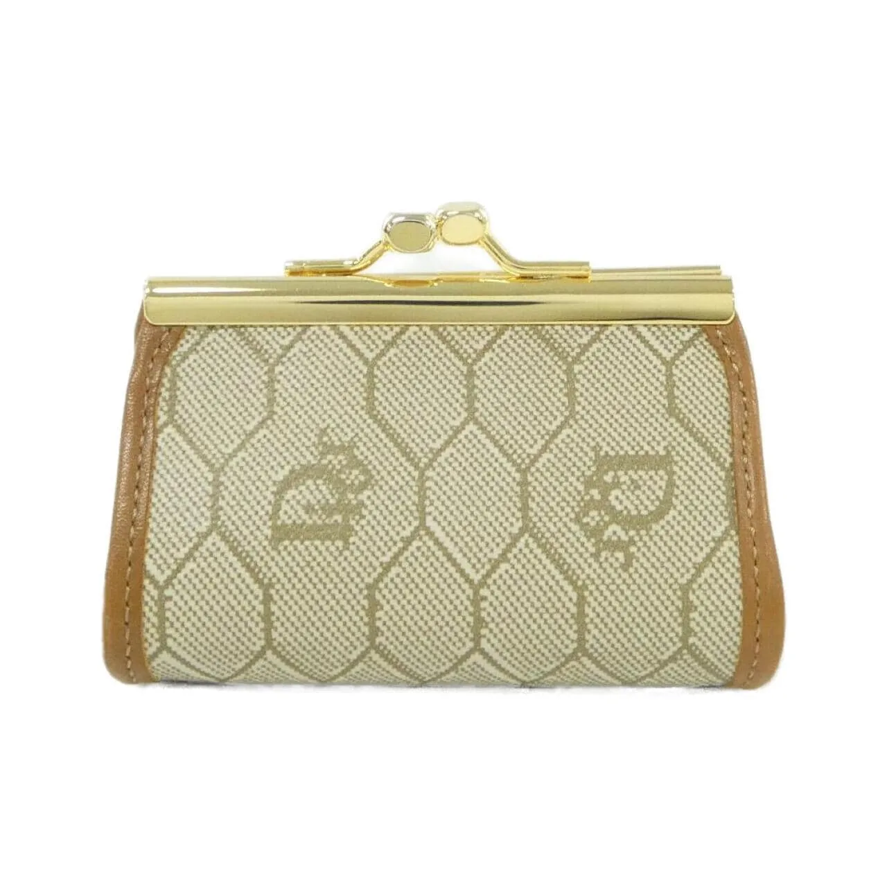 DIOR Coin Case Canvas Beige Canvas Rank A - Thumbnail 2