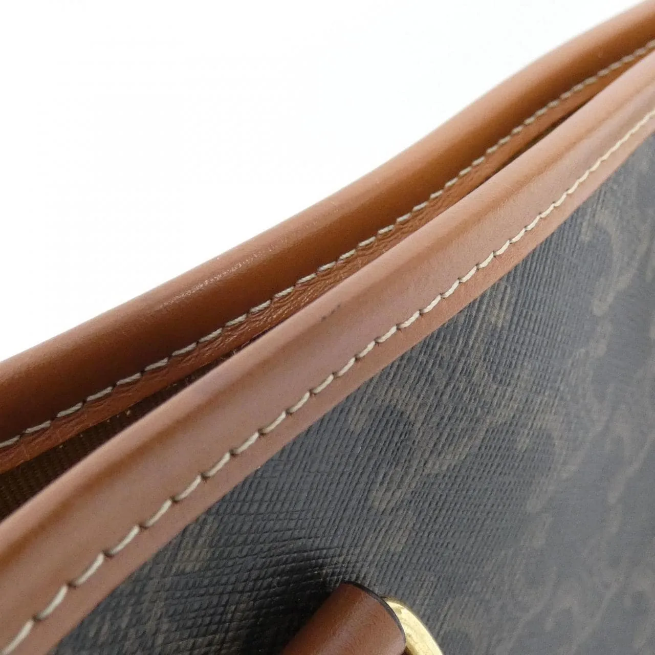 CELINE Cabas 199742BZJ Handbag Canvas Black Canvas - Thumbnail 4