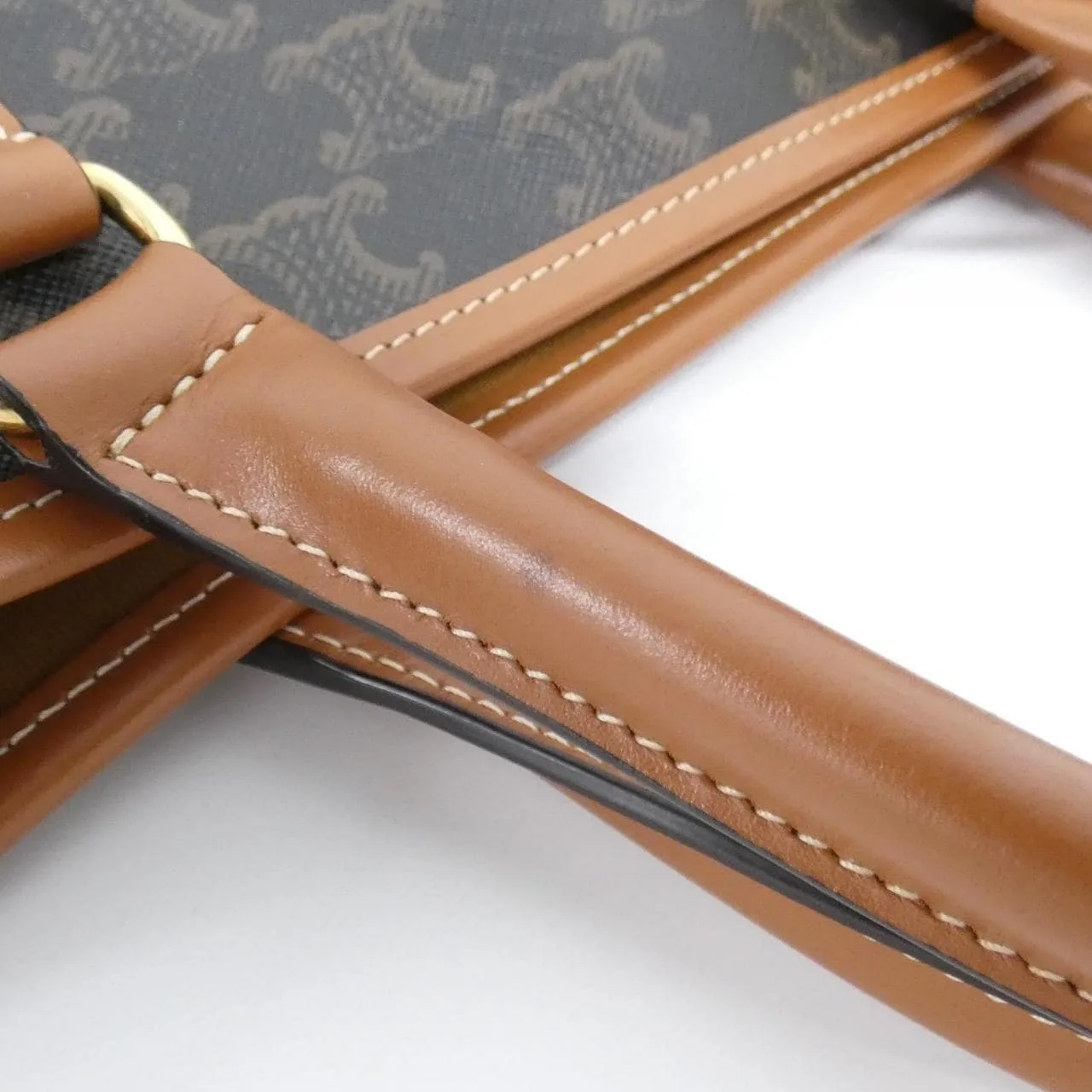 CELINE Cabas 199742BZJ Handbag Canvas Black Canvas - Thumbnail 6