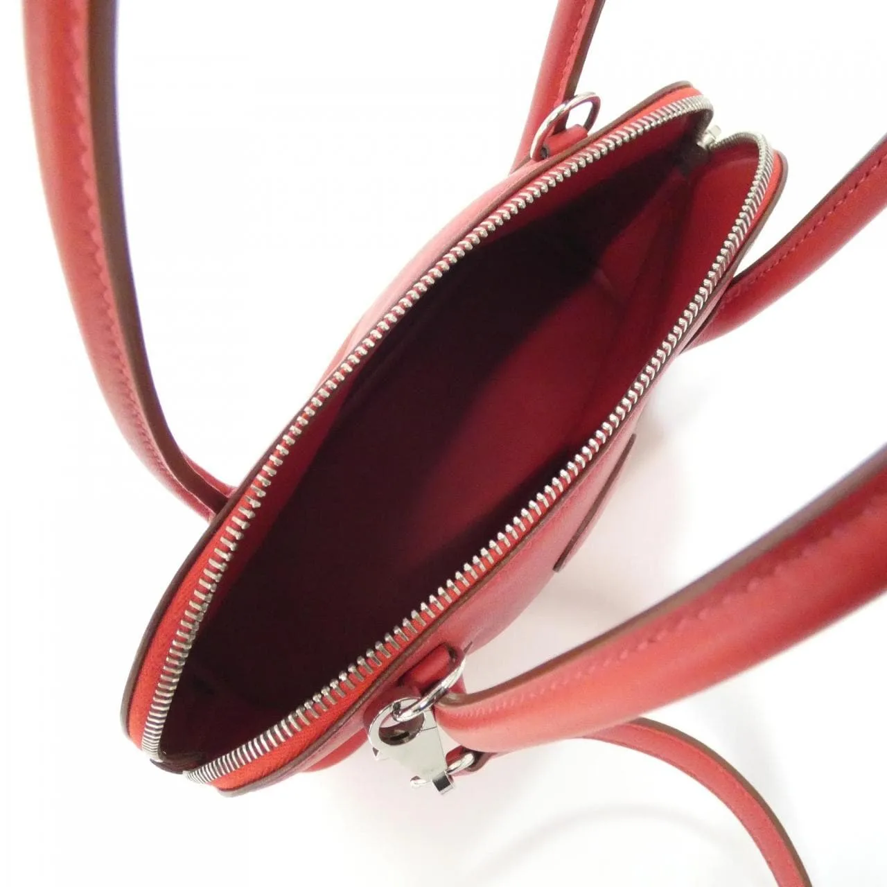 HERMES Bolide 047653CK 手提包 Swift 黑色 Swift 皮 中古品A - 縮圖 7
