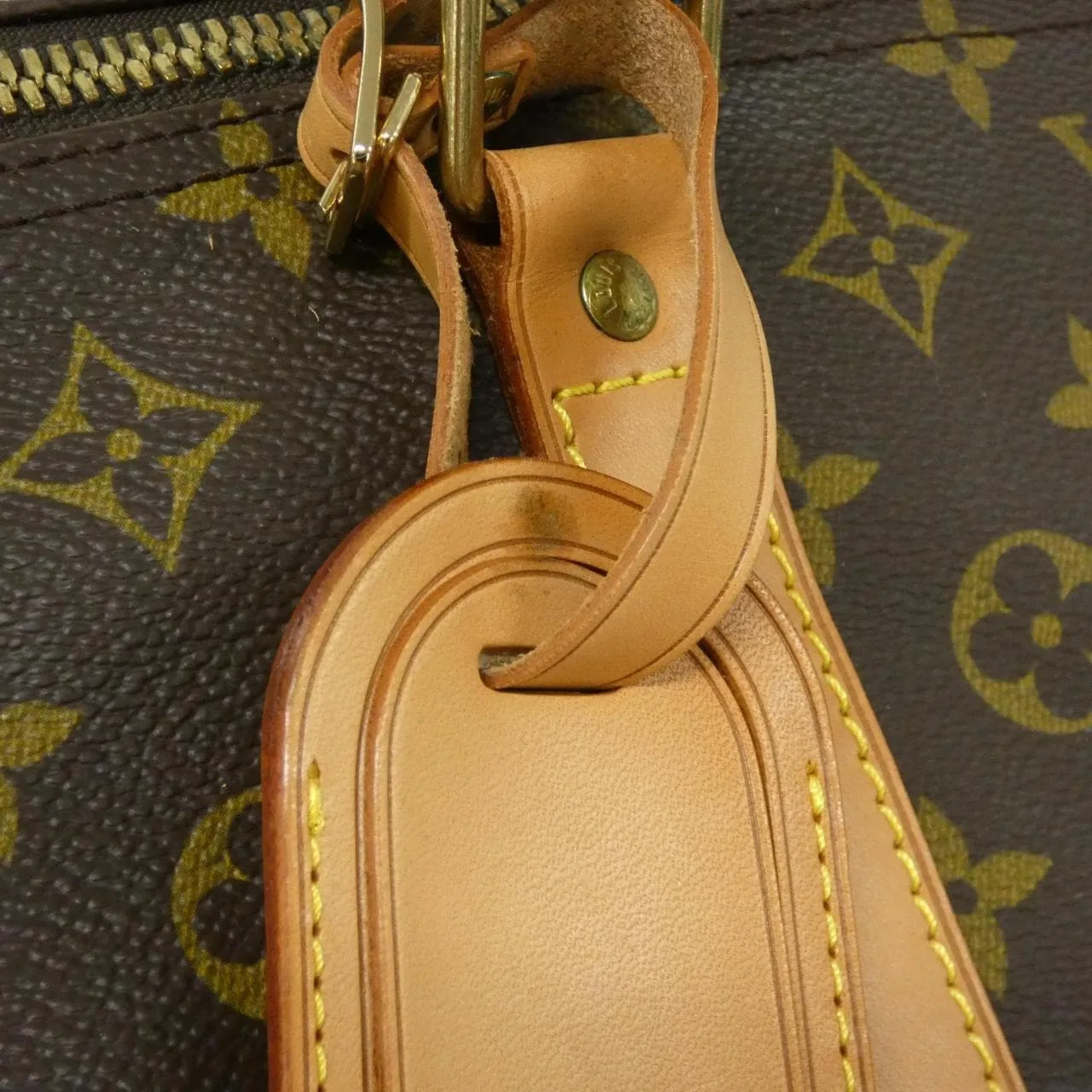 LOUIS VUITTON Keepall M41422 Boston Monogram Black Monogram - Thumbnail 4