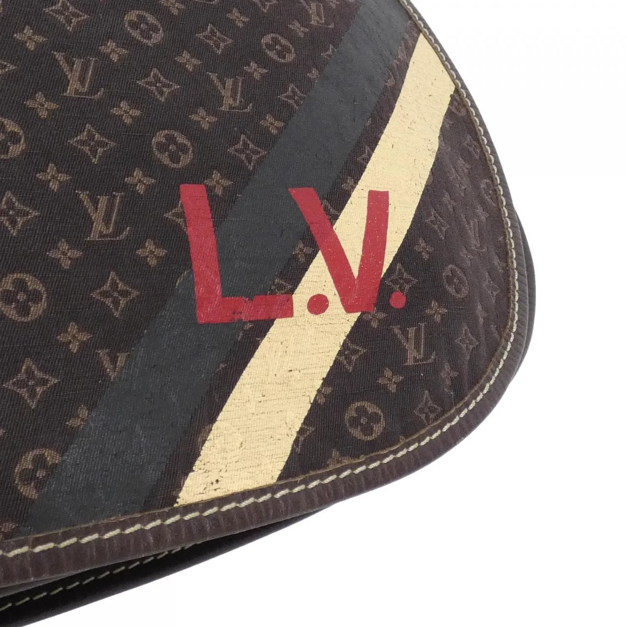 LOUIS VUITTON M40021 Shoulder Monogram Black Monogram - Thumbnail 4