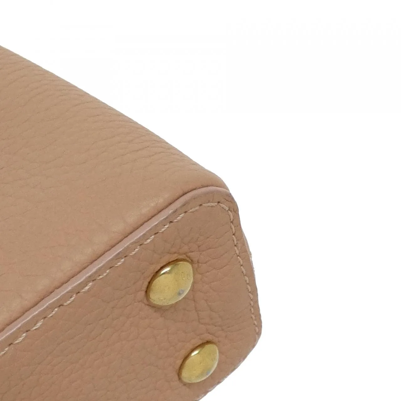 LOUIS VUITTON Capucines N99731 Handbag Leather Pink Leather - Thumbnail 3