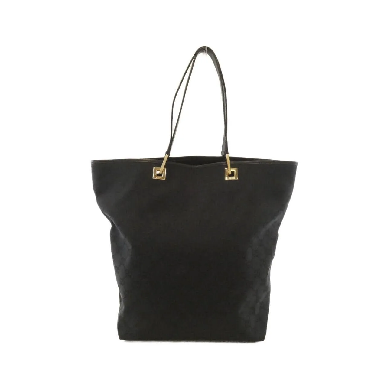 GUCCI 002 1098 Handbag Canvas Black