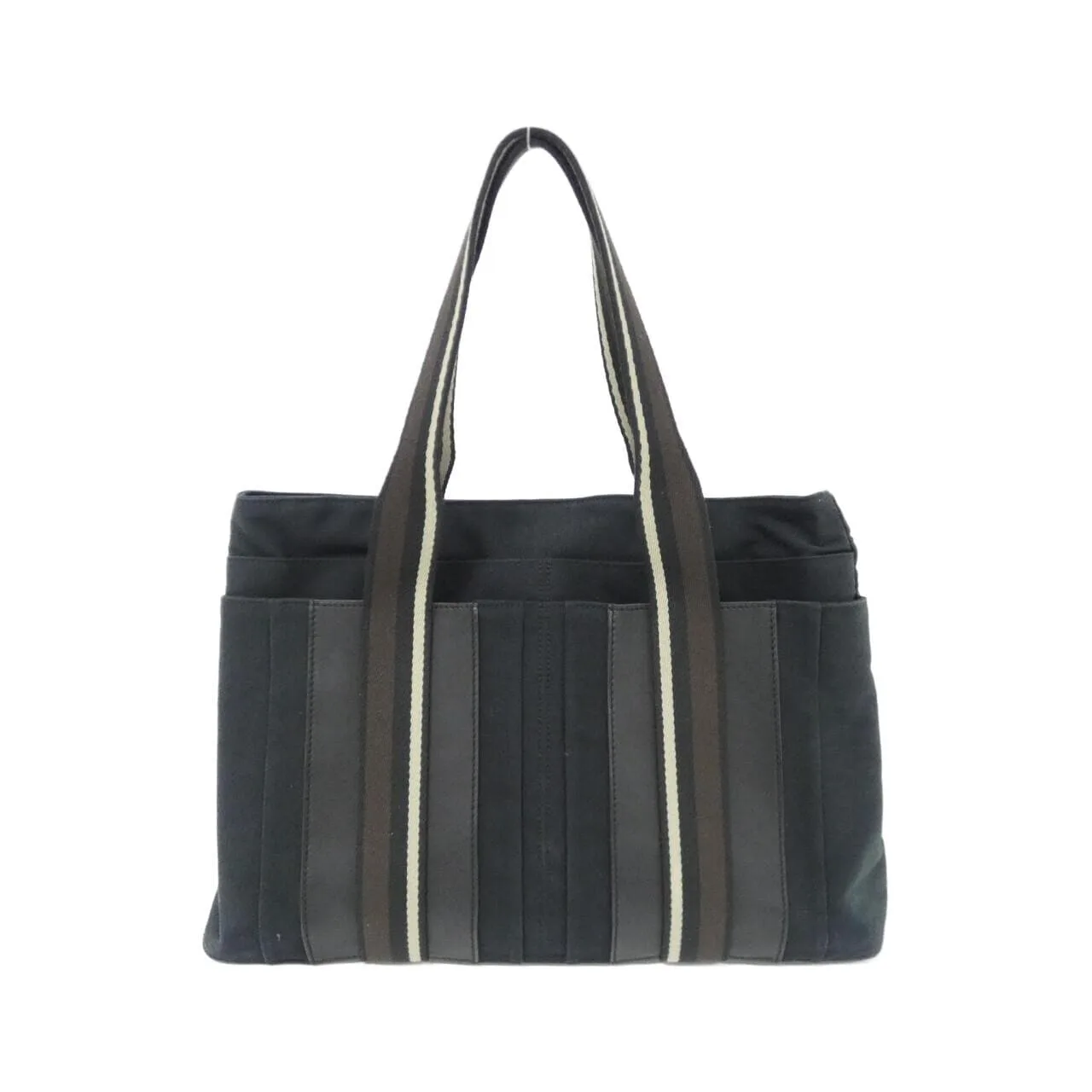 HERMES 049233CK 手提包 帆布 Black