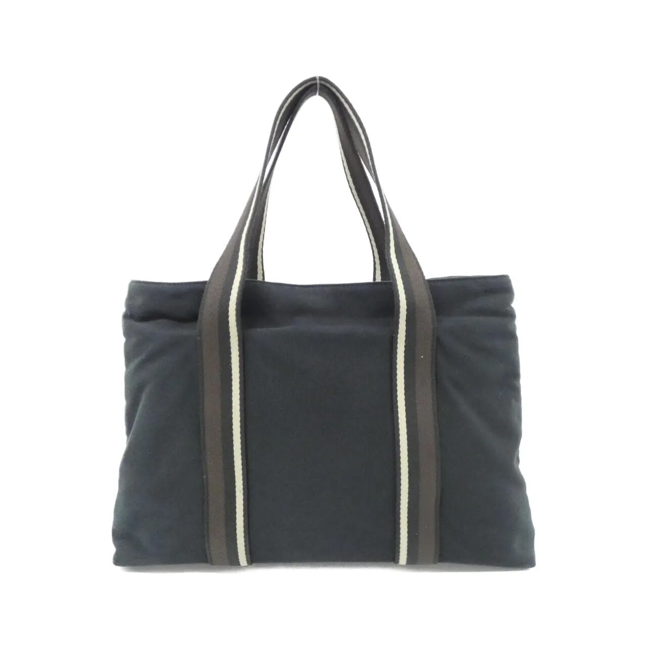 HERMES 049233CK 手提包 帆布 黑色 帆布 中古品B - 縮圖 2