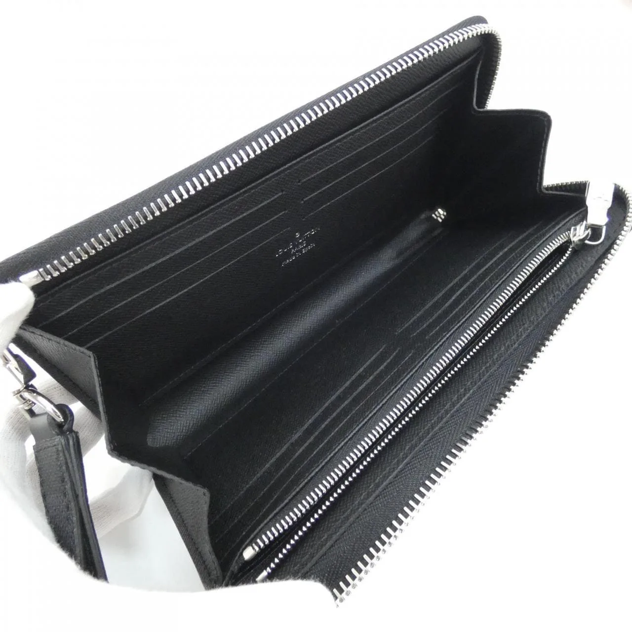 LOUIS VUITTON N60379 Wallet Damier Black Damier Rank A - Thumbnail 5