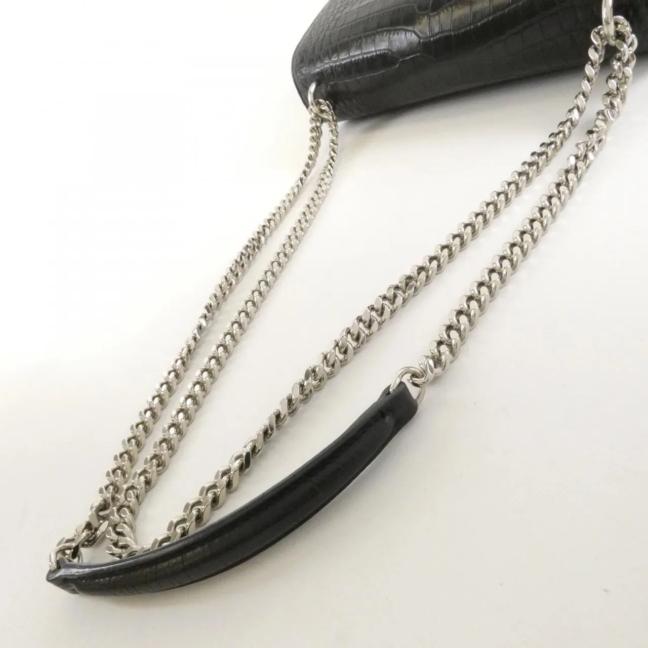 SAINT LAURENT Sunset 442906 DND0N Shoulder Black - Thumbnail 7